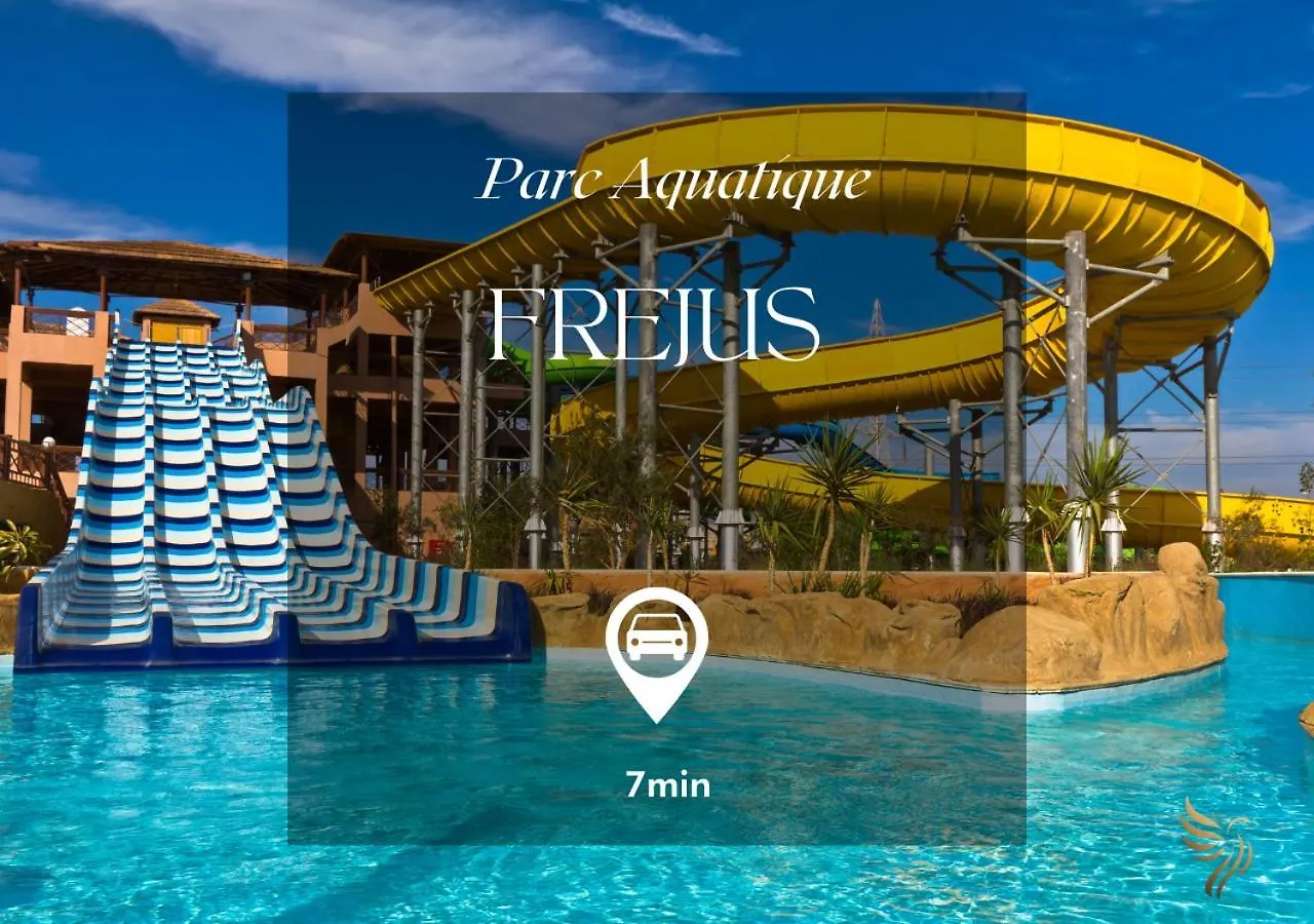 Appart 4 Pers - L'Echapee D'Ipanema, Classe 2 Etoiles - Terrasse, Garage, Piscine, 750 M Plage - Capitalchic Services Frejus